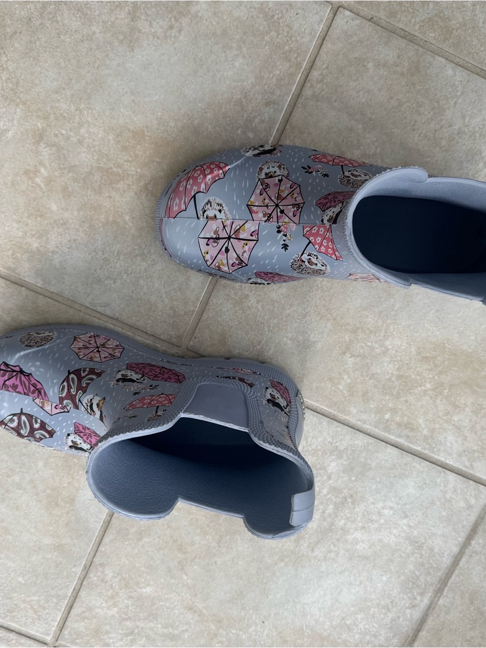Vera Bradley EveryWear Rain Boots Hedgehog Umbrella Print Waterproof Women’s 8 - Picture 5 of 7